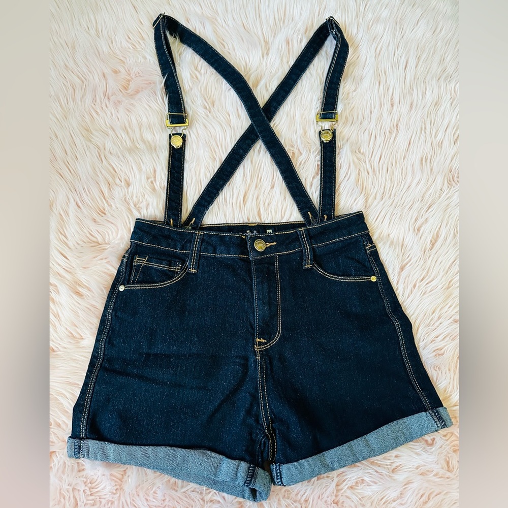 Shorts with Overall Straps